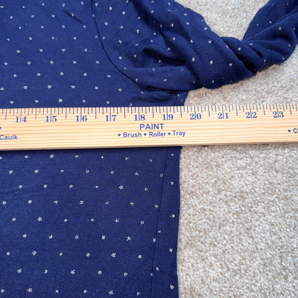 Boden Womens Navy Blue Star Print Henley Pajama Set Long Sleeve 2 Piece PJ Set 6 - Picture 4 of 13